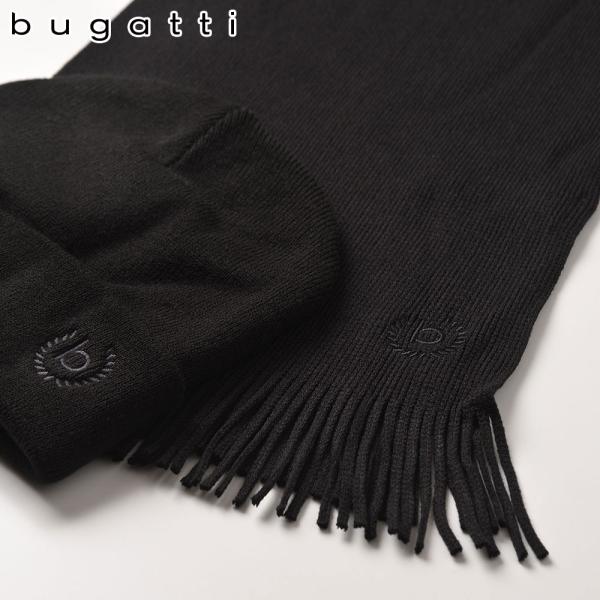 bugatti ニット帽 帽子 cap スカーフ マフラー メンズ Raschel