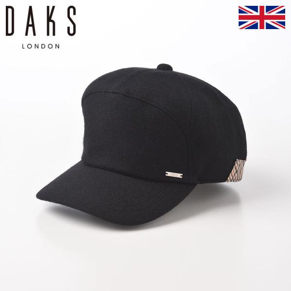 DAKS �L���b�v CAP �����ĕt�� �����Y ���f�B�[�X �X�q �傫���T�C�Y �H �~ Cap Wool Melange(�L���b�v �E�[���������W) D3854 �u���b�N