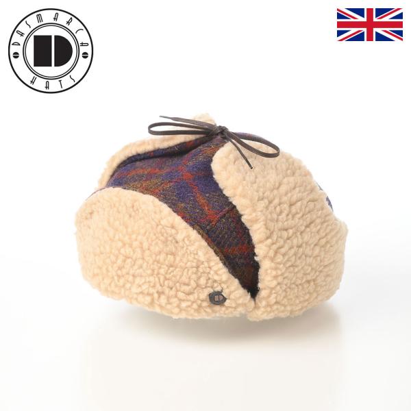 Dasmarca 帽子 メンズ レディース 通年 Mylo パープル 普段使い カジュアル 飛行帽 おしゃれ 英国ブランド プレゼント ギフト 爆買