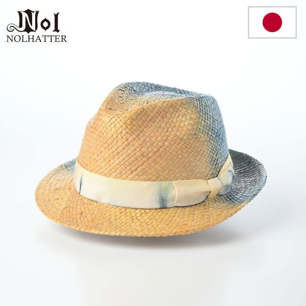 NOL ストローハット 春夏 帽子 メンズ レディース Taidai pandan（タイダイ パンダン） バージョンA
