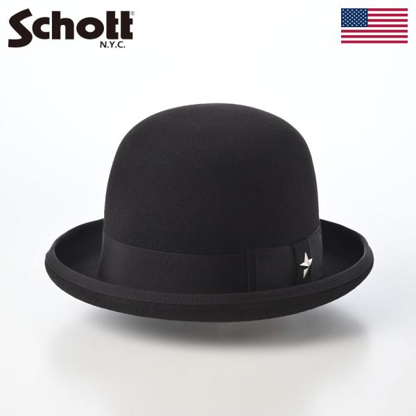 Schott N.Y.C（ショット） Schott 帽子 ボーラーハット メンズ 紳士帽