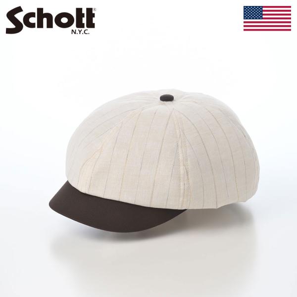 Schott N.Y.C（ショット） Schott キャスケット 春夏 帽子 メンズ