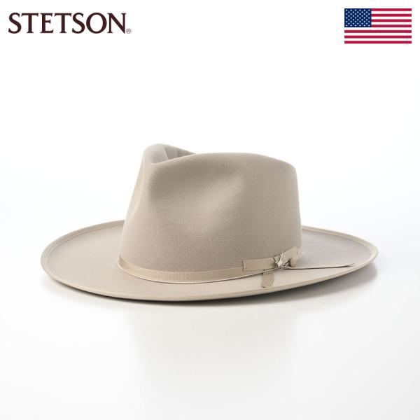 極美品✨STETSON ステットソン 中折れハット ブラウン 7 3/8 STETSON（ステットソン） 中折れ帽 リネン ハットつば短 メンズ 中折れ