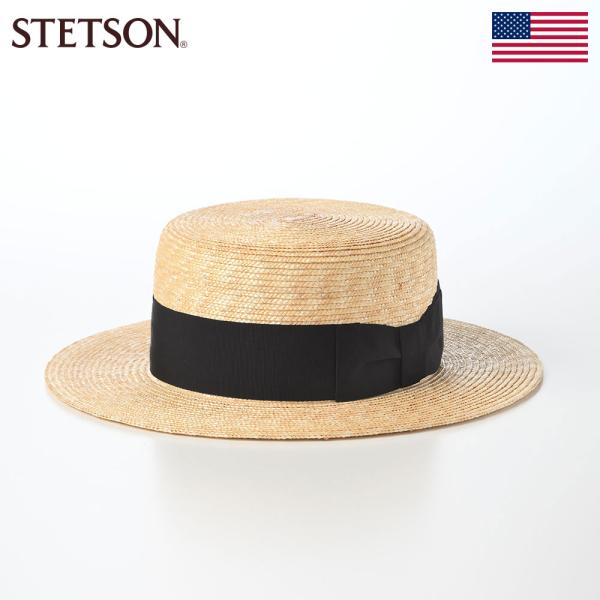 STETSON カンカン帽 春夏 帽子 メンズ レディース STRAW BRAID KANKAN HAT SE853 ベージュ 爆買