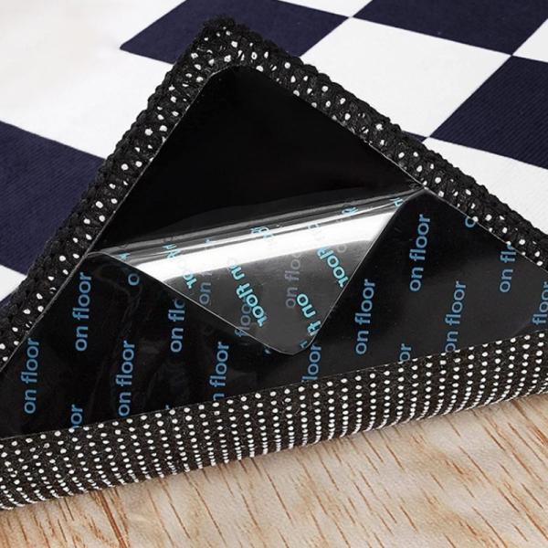 ■ 裏面に貼り付けるだけのお手軽なすべり止めシートです。■ さまざまなマット、カーペットに使用できるほか、ホットカーペット・床暖房にも対応しています。■ 洗濯の際に剥がす手間が要らず、非常に便利です。お手持ちのマット（ラグ・伊草マット・玄関...