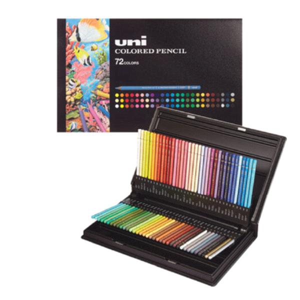 uni 72色　色鉛筆　2つ　おまけ付き 三菱鉛筆 （色鉛筆）三菱鉛筆 ユニカラー 72色 セット UC72CN2 uni 箱