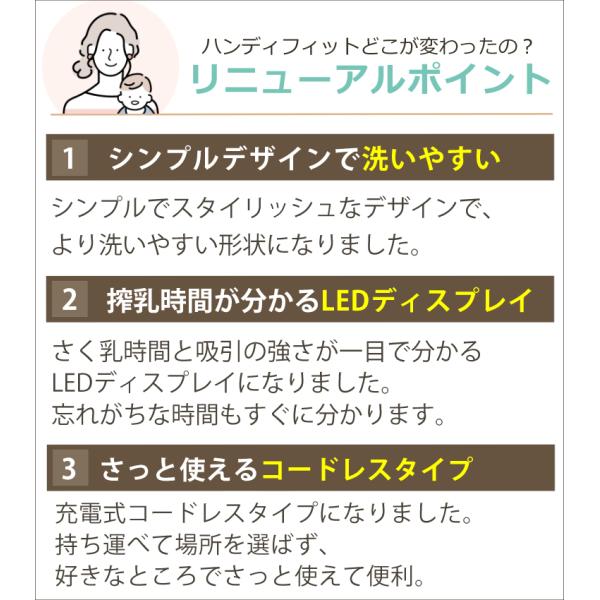 搾乳機電動搾乳機さく乳機母乳搾乳機母乳さく乳機ピジョンさく乳器母乳アシスト電動handy Fit ハンディフィット自動片胸片胸用