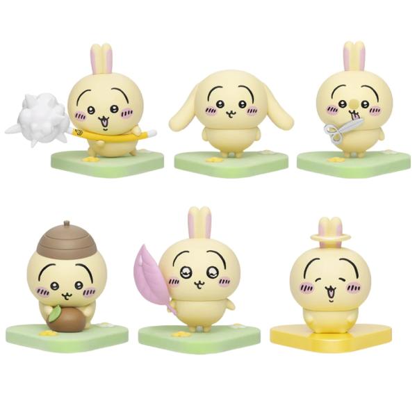 （10月下旬 発売予定） ちいかわ グッズ 公式 うさぎだらけフィギュア GPSBOX 全6種 ボックス販売 6個入り（ラッピング不可）