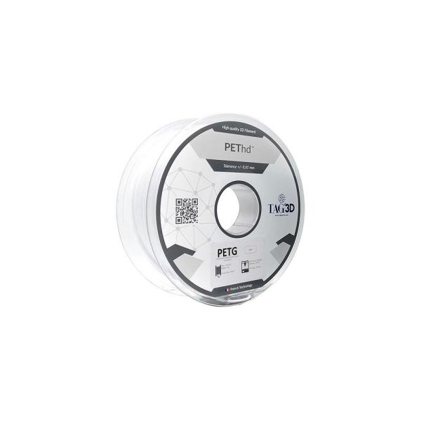 TAGin3D 3Dプリンター用フィラメント HD PETフィラメント PET HD-1.75WT ホワイト ( 1個 )