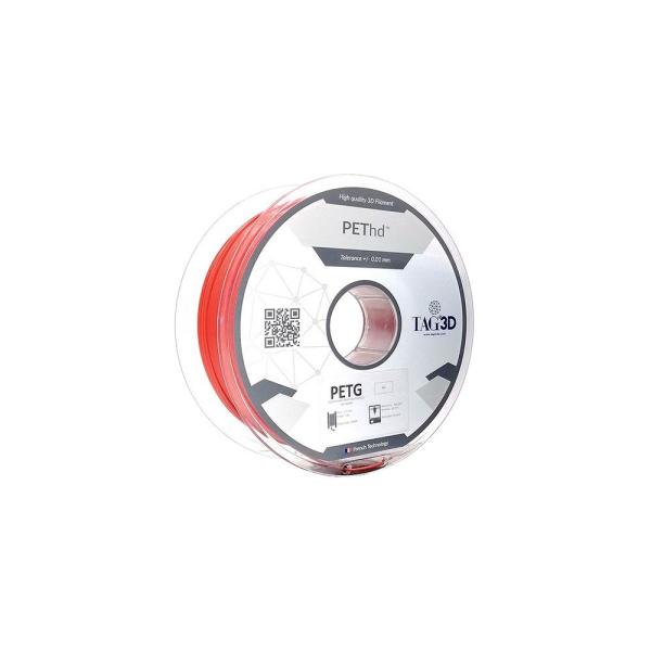 TAGin3D 3Dプリンター用フィラメント HD PETフィラメント PET HD-1.75RD レッド ( 1個 )