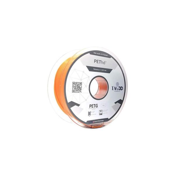 TAGin3D 3Dプリンター用フィラメント HD PETフィラメント PET HD-1.75OR オレンジ ( 1個 )