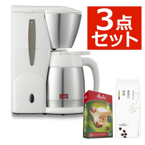 Melitta（メリタ） コーヒーメーカー ノアプラス SKT55-3-W ホワイト 3