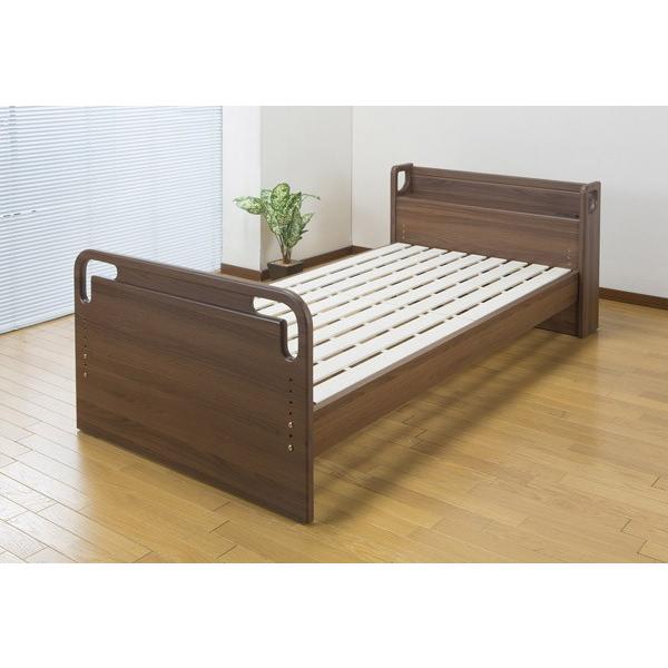 寝起きが楽な高さ調整すのこベッド 立ち座りに便利な持ち手風のデザイン 高さ調整5段階 Sa817 Sa817 ホームスタイル 通販 Yahoo ショッピング