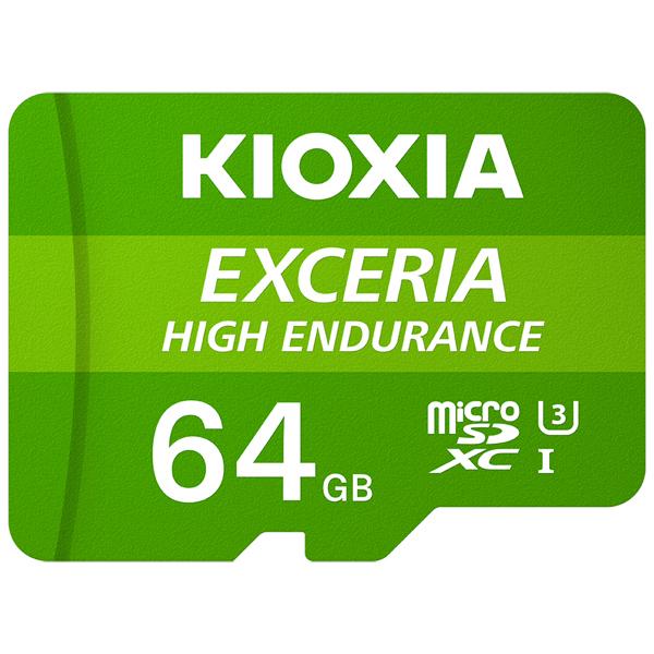 KIOXIA LINVA UHS-I microSDJ[h EXCERIA HIGH ENDURANCE 64GB KEMU-A064G