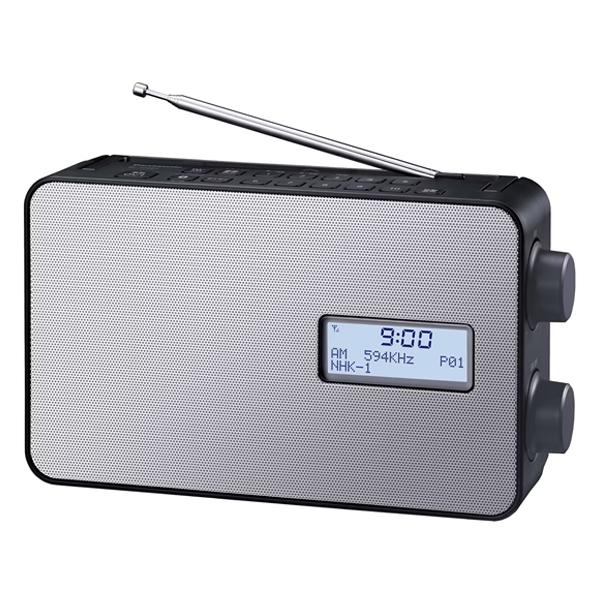 品切れの御品　ブルートゥース　防滴　手元で音声聴く　ラジオ　RF-300BT-K 送料無料 2バンドラジオ FM/AM RF-300BT-K 【 Bluetooth対応 USB充電