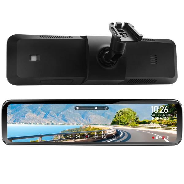 PRD81　純正交換型デジタルインナーミラードライブレコーダー(車内外兼用リアカメラ)