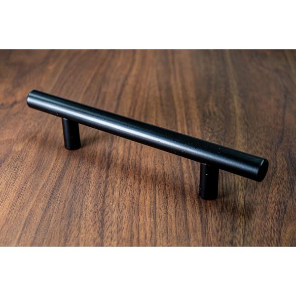 ステンレス取手　パイプハンドル　201P-160B　ブラック　黒　P=160　L=220mm《B-04-02下》【廉価版】【即日出荷】【店頭受渡可能】