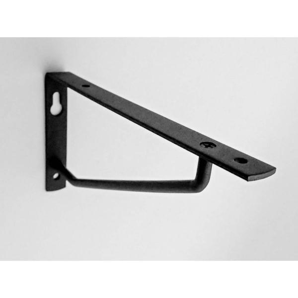 棚受け　アイアン　鉄　黒　45x90　アーム補強付棚受《G-02-16》小物棚【即日出荷】【店頭受取可】