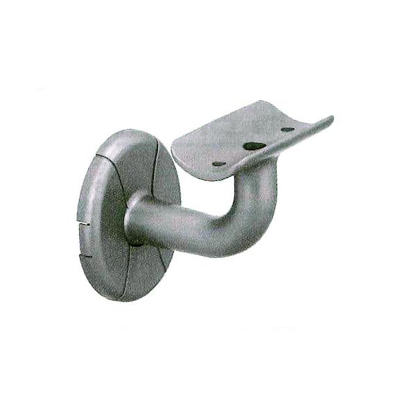 ３５Φの丸棒手摺り用の丸型受け（ブラケット）です。一般的な横型取付タイプで、ビスの穴がカバーで隠せます。Ｍブラウンの手すりにはブラウン色、クリアの手すりにはゴールド、シルバーがベストマッチです。材　質亜鉛合金、ABS樹脂