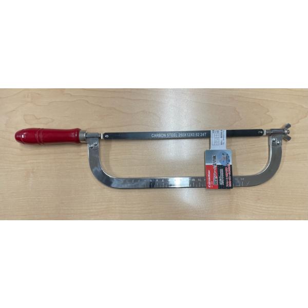 金ノコ 金切り鋸 固定 弓型フレーム 刃付 250mm【在庫あり】 : ホーム