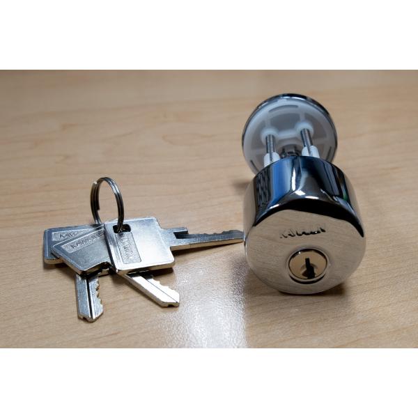 カワジュン レバーハンドル用 LJ簡易シリンダー3Cセット KLJ-3C-C