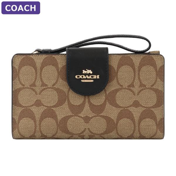 コーチ(COACH) シグネチャー(Signature) 二つ折り レディース長財布 