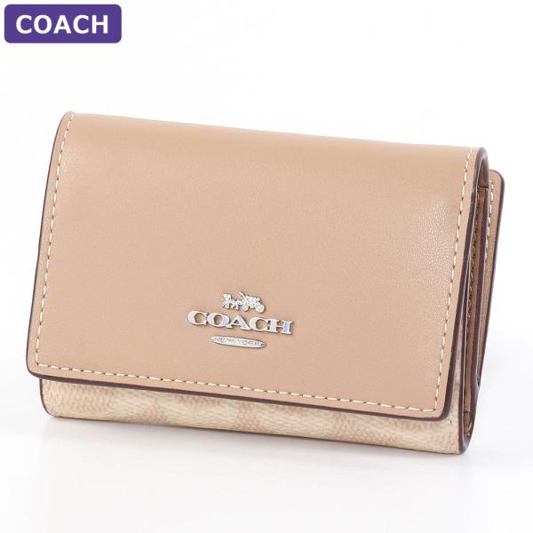 s*8様 最終処分【新品】COACH マイクロ ウォレット ミニ財布 CW804 hommage_cw804-svpwh