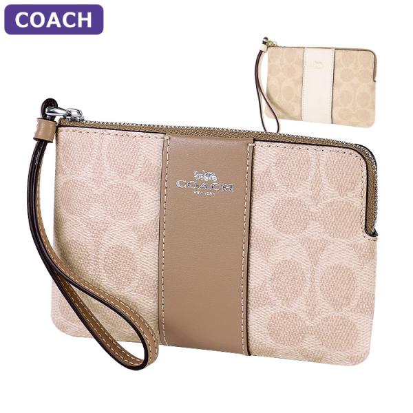 COACH コーチ ポーチ CW854 シグネチャー アウトレット