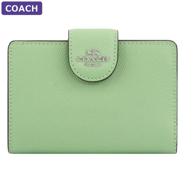 COACH（コーチ） 財布 二つ折り財布 6390 SVTY6 レザー 革