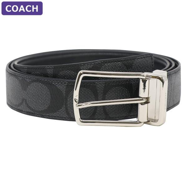 COACH（コーチ） ベルト F64825 CQBK リバーシブル シグネチャー
