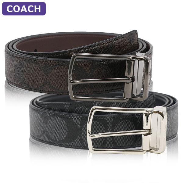 COACH コーチ　men'sベルト　F 64825 COACH（コーチ） ベルト メンズ レザー COACH F64825 シグネチャー