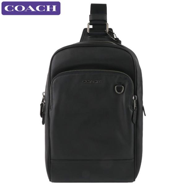 P3倍】 コーチ COACH バッグ ボディバッグ 89934 QB/BK レザー 革