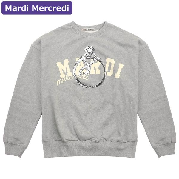 マルディメクルディ Mardi Mercredi スウェット SWEATSHIRT RING WITH ROCK GREY 長袖 レディース 韓国  ファッション アパレル