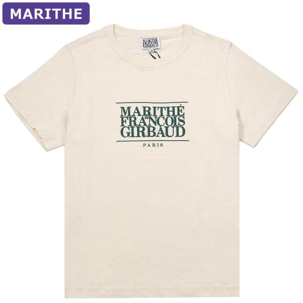 25SS新作★韓国アイドル着用【MARITHE】POCKET LOGO TEE★2色 韓国 Marithe + Francois Girbaud(マリテフランソワジルボー
