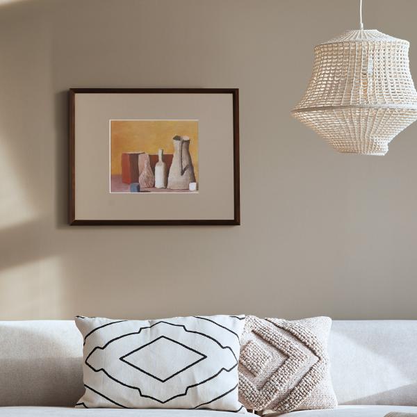 ジョルジョ・モランディ 「静物 1958」アートポスター（フレーム付き） / Giorgio Morandi “Still Life 1958” 絵画・名画［額入り］