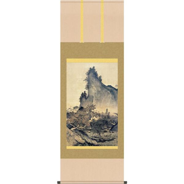 60％OFF】 匿名配達 掛け軸 淡彩山水 尺五巾立 インテリア fawe.org