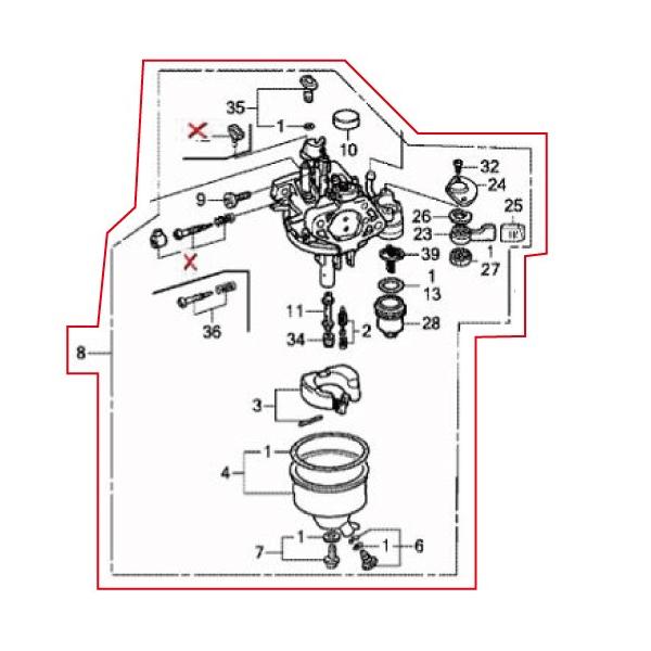 ホンダ純正部品 キャブレターASSY BE17A HS80用 【品番16100-ZE2-H23】 :16100-ZE2-H23:プラウ オンラインストア 通販 デロルト 加速ポンプ ダイアフラム PHF PHM キャブレター ダイヤフラム 送料無料