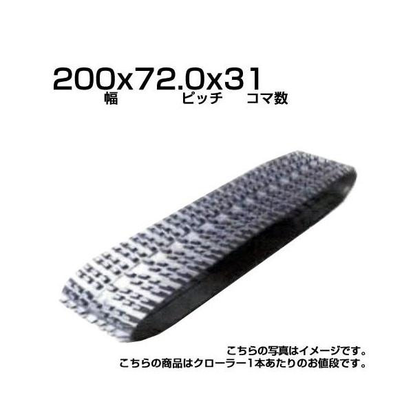 ホンダ（HONDA） 除雪機用汎用クローラー 200x72.0x31 「200x72x31