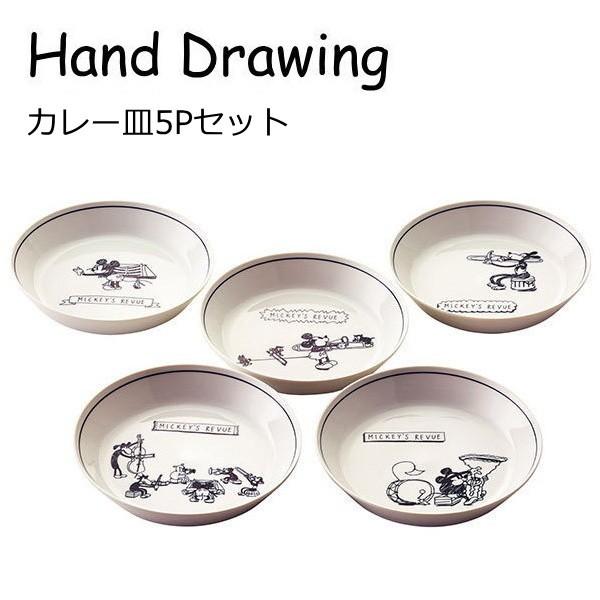 ディズニー キャラクター ミッキー ミニー お皿 プレート 食器 セット ハンドドローイング カレー皿セット 21 5cm皿 5枚 セット アンティーク風のおし Disney プロヴァンスの風 Yahoo 店 通販 Yahoo ショッピング