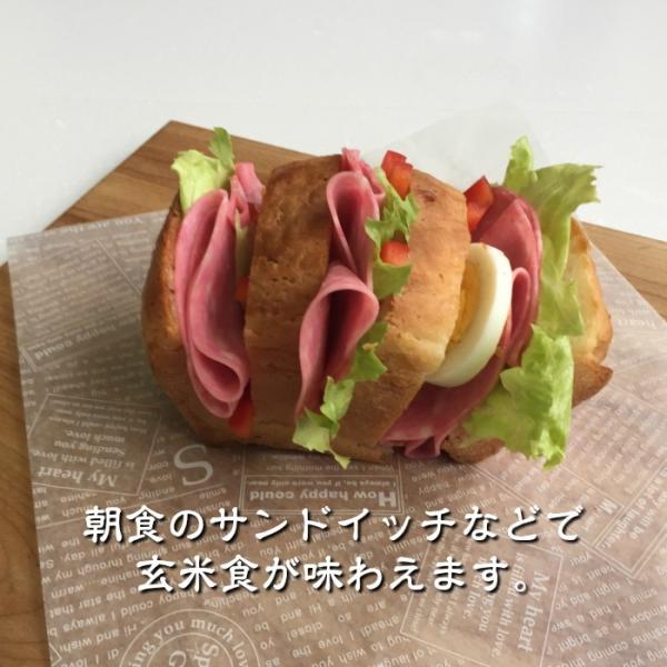 グルテンフリー 玄米粉 食パン