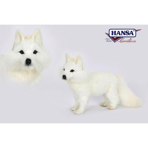 HANSA 6824 ホッキョクギツネ 30 立タイプ ぬいぐるみ キツネ きつね