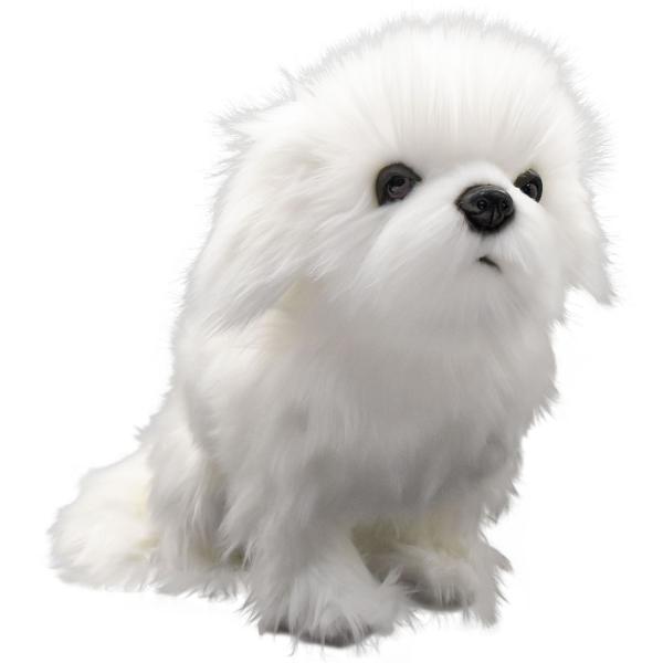 HANSA シーズー 30 ホワイト ぬいぐるみ 犬 SHIHTZU DOG WHITE : HONDA