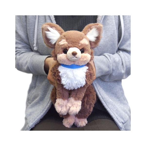 ひざわんこ S チワワ BR ブラウン 犬 ぬいぐるみ サンレモン