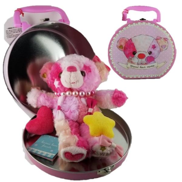 Kawaiiベア M モモ Momo ぬいぐるみ テイクオフ くま ピンク カラフル プレゼント メーカー直送