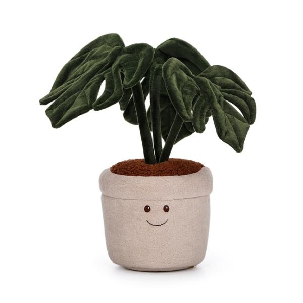 Fortune Monstera ぬいぐるみ モンステラ 観葉植物 McHugs