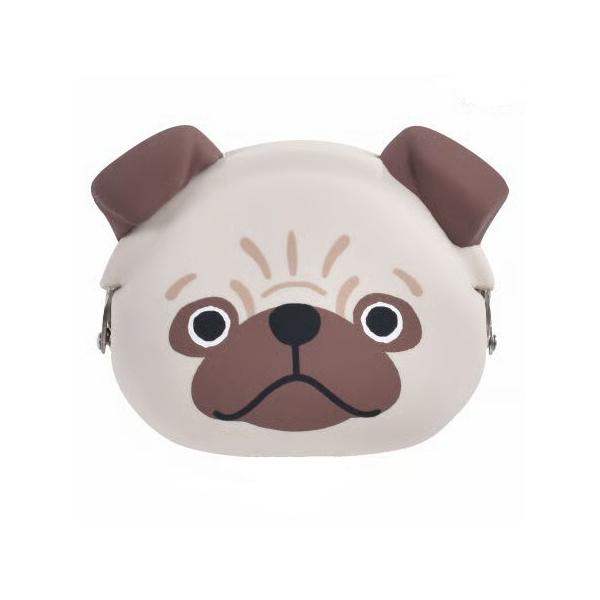 パグ mimi POCHI Friends シリコン がまぐち 犬 ピージーデザイン ポーチ