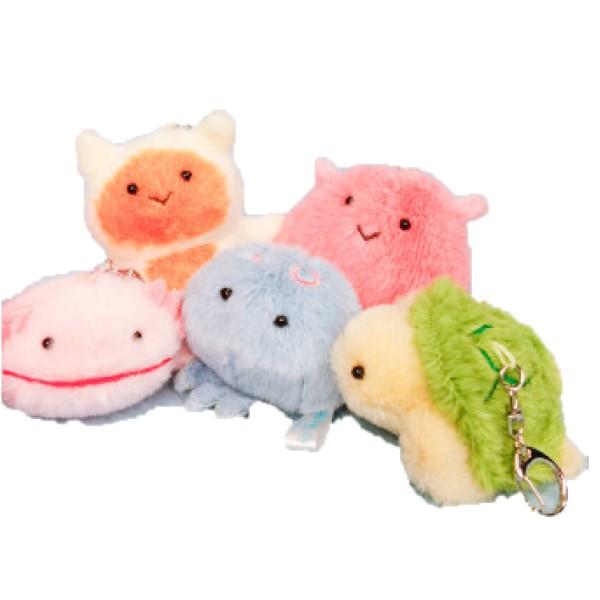 海中散歩 ぽちゃまる ぬいぐるみ キーチェーン ウーパールーパー