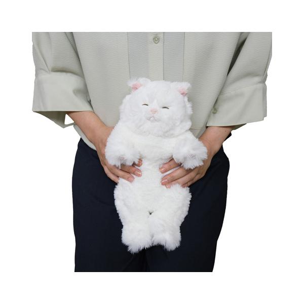 ひざねこ すやすや S ペルシャ WH 小さいサイズ 猫 ぬいぐるみ ネコ