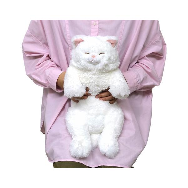 ひざねこ すやすや ペルシャ WH 猫 ぬいぐるみ ネコ サンレモン