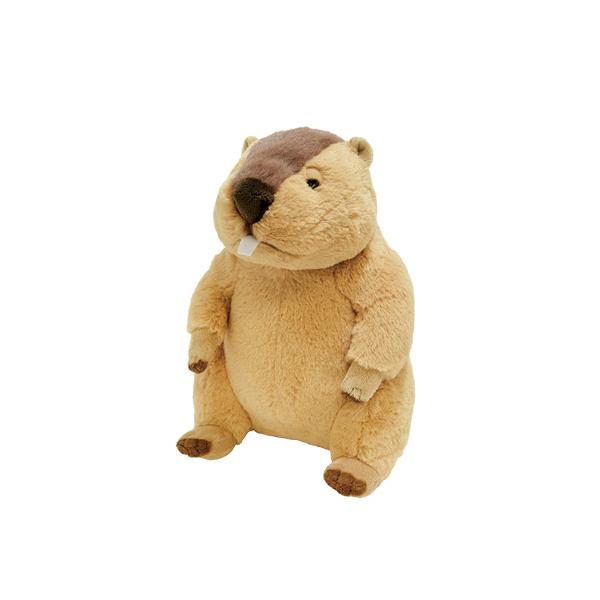 フラッフィーズ マーモット Ｍサイズ ぬいぐるみ サンレモン